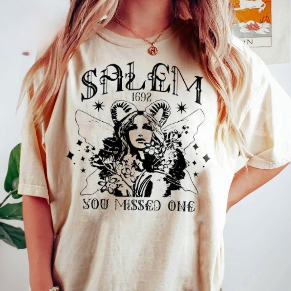 Retro 1692 They Missed One Shirt, Vintage Salem Tshirt, Witchy Tshirt
